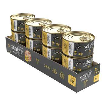 Schesir After Dark Complete Wet Cat Food Chicken in Fillets 80g