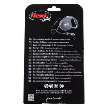 Flexi Standard Large Tape Dog Lead 5M Black Large