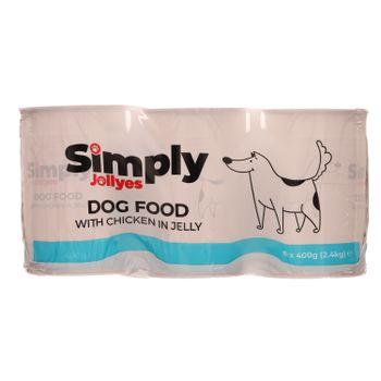 Simply Jollyes Dog Food Loaf with Chicken 6x395g