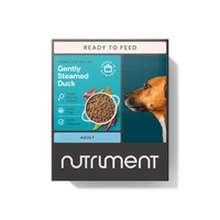 Nutriment Gently Steamed Duck Raw Dog Food 395g