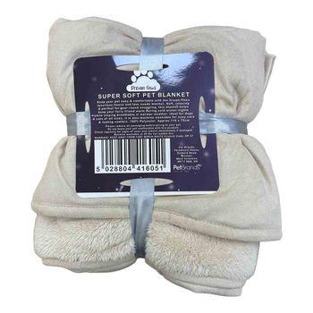 Dream Paws Pet Blanket White 110x75cm