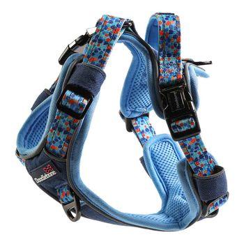 Doodlebone 'With Me' Dog Harness Blue 9-11