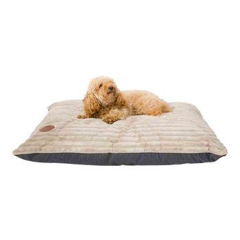 Snug & Cosy Faux Fur Dog Lounger Taupe