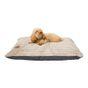 Snug & Cosy Faux Fur Dog Lounger Taupe