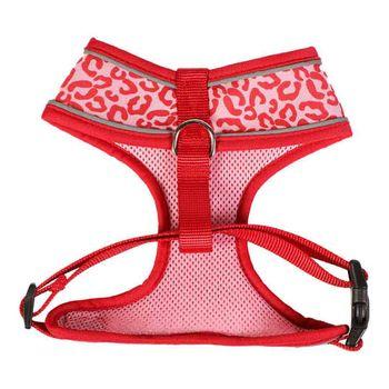 Doodlebone Airmesh Ruby Leopard Dog Harness Size 4-5