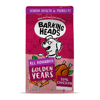 Barking Heads All Hounder Golden Years Chicken Dry Dog Food, 12kg