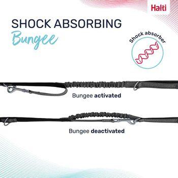 Halti Anatomy Multi Use Dog Lead in Grey, Small