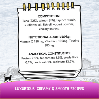 Cookhouse Luxury Licks Puree Cat Treat Salmon 6x15g