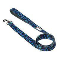 Doodlebone Bold Padded Dog Lead Electric Party 25mm