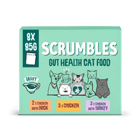 Scrumbles Grain Free Wet Cat Gravy Recyclable Pouch Selection 8x85g