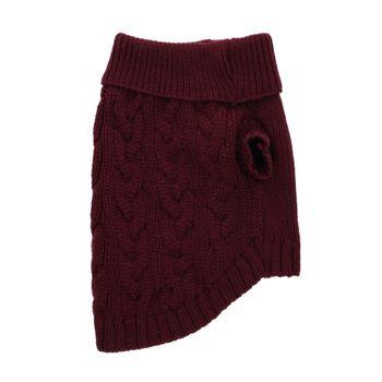 Rufus & Rosie Cable Knit Jumper Burgundy M+