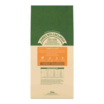 James wellbeloved senior turkey and rice 15kg best sale