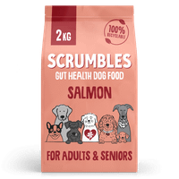 Scrumbles Dry Dog Food for Adult & Seniors Salmon 2kg
