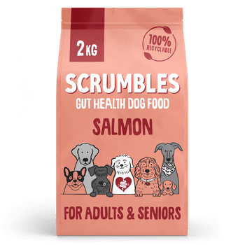 Scrumbles Dry Dog Food for Adult & Seniors Salmon 2kg