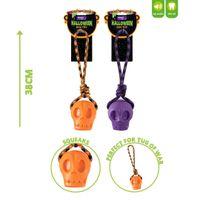 Jollyes Pets Halloween Skull Rope Dog Toy
