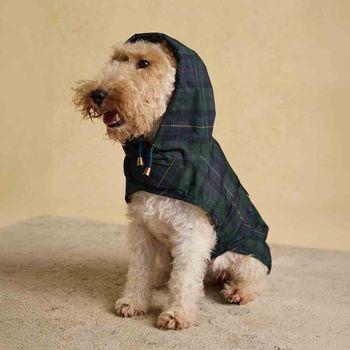 Joules Blackwatch Check Packaway Small Dog Coat