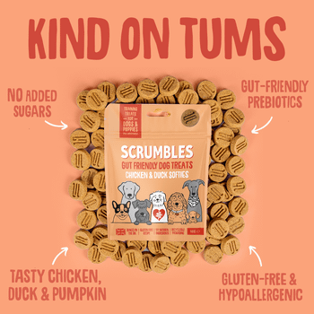 Scrumbles Softies Training Treats for Dogs Chicken and Duck 90g