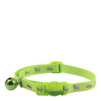 Ancol Hi Vis Safety Kit Collar Green Cat Collars