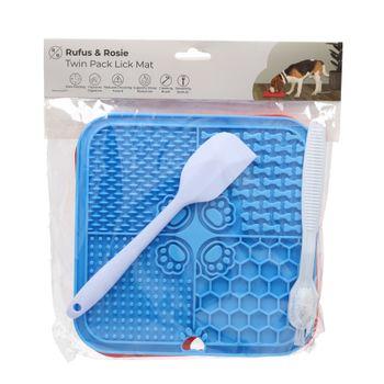 Rufus & Rosie Twin Pack Lick Feeding Mat