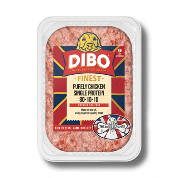 DIBO Finest Purely Chicken 80 10 10 Raw Dog Food, 1Kg