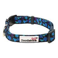 Doodle Bone Bold Dog Collar Electric Party 6-11