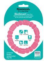 Rosewood Biosafe Pink Puppy Ring Dog Toy
