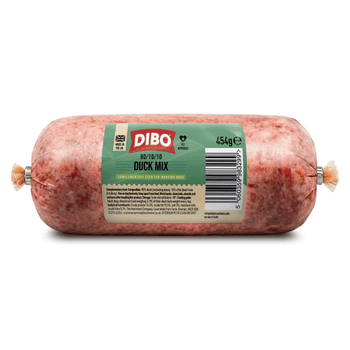 DIBO Duck Mix Chubb Raw Dog Food 454g