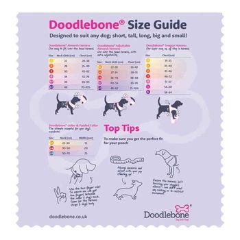 Doodlebone Trendy Tails Padded Dog Collar Pink 6-11