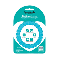 Rosewood Biosafe Puppy Ring Dog Toy Blue