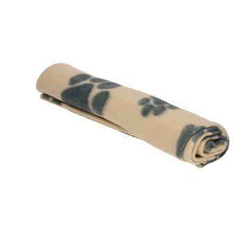 Pet Living Pet Blanket, Black & Beige. M-L