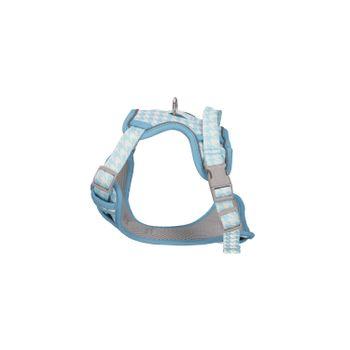 Rufus & Rosie Mint Dog Tooth Dog Harness & Lead Set, Extra Small
