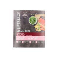 Lifestage Adult Grain Free Salmon Dog Food Tray 395g