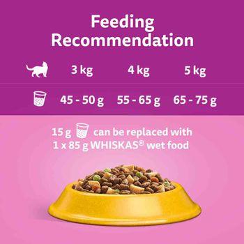Whiskas 1+ Complete Dry with Chicken Cat Food, 3.8kg
