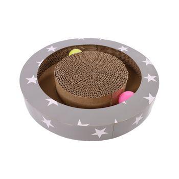 Rosewood Cat Scratcher Large with Ping Pong Balls