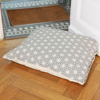 Dream Paws Geometric Pillow Dog Bed Large