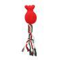 Rufus & Rosie Christmas Plush Rope Dog Toy Assorted