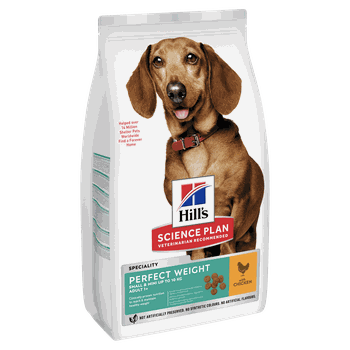 Hill'S Science Plan Adult Perfect Weight Small & Mini Dry Dog Food Chicken Flavour 1.5kg