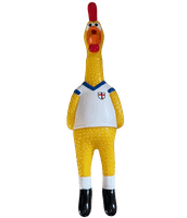 Hem & Boo England Honking Chicken Dog Toy