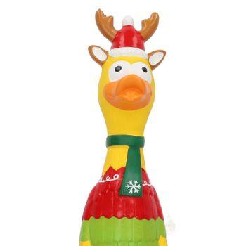 Rufus & Rosie Christmas Latex Chicken Dog Toy Assorted