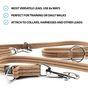 Bully Billows Double Ended Training Dog Lead Military Tan