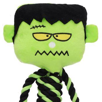 Pet Living Plush Monster Head Rope Body Dog Toy