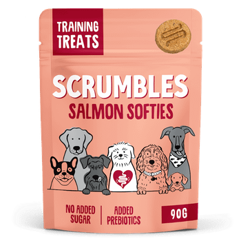 Scrumbles Softies Training Treats for Dogs Salmon 90g