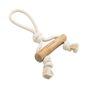 Elkwood Coffee Wood Bar Tug Dog Toy
