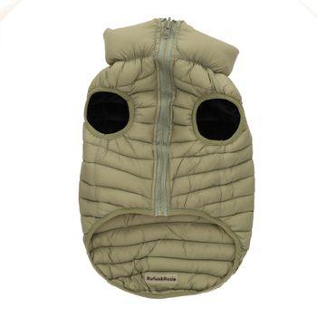 Rufus & Rosie Dog Puffer Jacket Green XL+