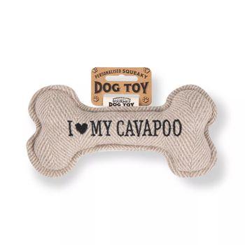 History & Heraldry 'I Love My Cavapoo' Dog Toy