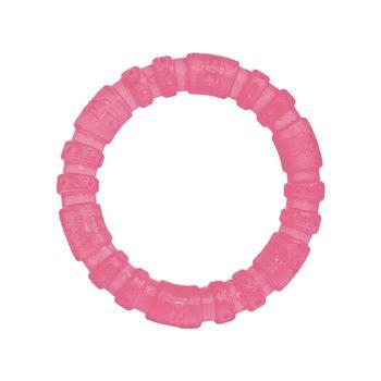 Rosewood Biosafe Pink Puppy Ring Dog Toy