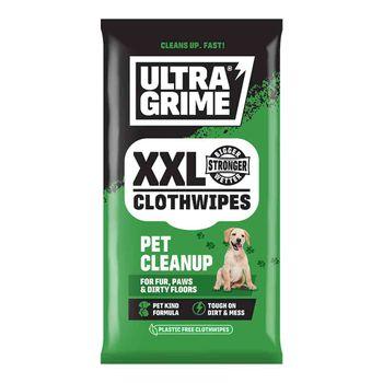 UltraGrime Pet Cleanup Xxl Clothwipes 20 Pack