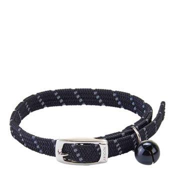 Ancol Reflective Softweave Cat Collar Black