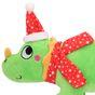 Smart Choice Squeaky Plush Dinosaur Christmas Dog Toy
