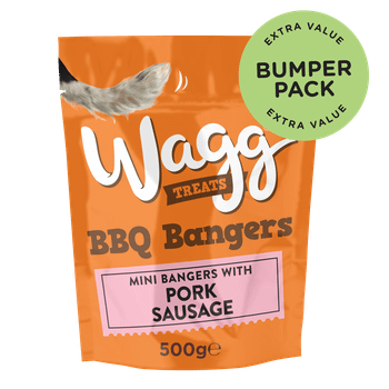 Wagg BBQ Bangers Bumper 5x500g Dog Treats